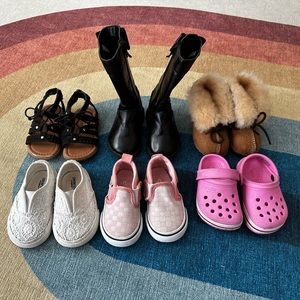 Toddler girl shoes bundle Size 4